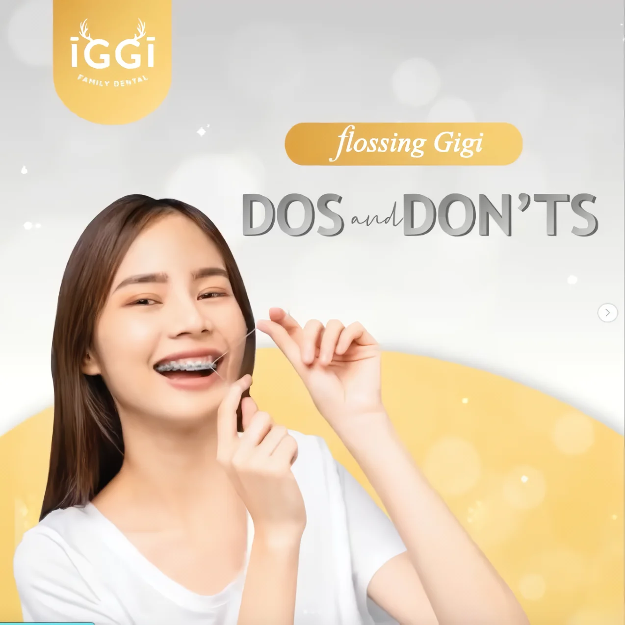 IGGI Dental, dental floss adalah, apa itu dental floss, dental floss cara pakai, dental floss dipakai berapa kali, dental floss gusi, dental floss kegunaan, dental floss terbaik, dental floss terbuat dari apa, thread dental floss, dental floss untuk apa, dental floss untuk behel, dental floss untuk karang gigi, dental floss floss, dental floss yang benar, cara menggunakan dental floss yang benar,